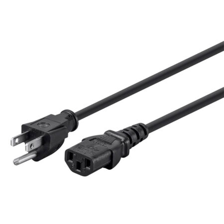 Cable De Poder 1.82m 15a 14awg Monoprice Para Minería de Criptomonedas
