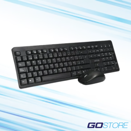 COMBO TECLADO Y MOUSE JEMIP AVANT GARDE 16.000DPI 3 BOTONES INALAMBRICO NEGRO